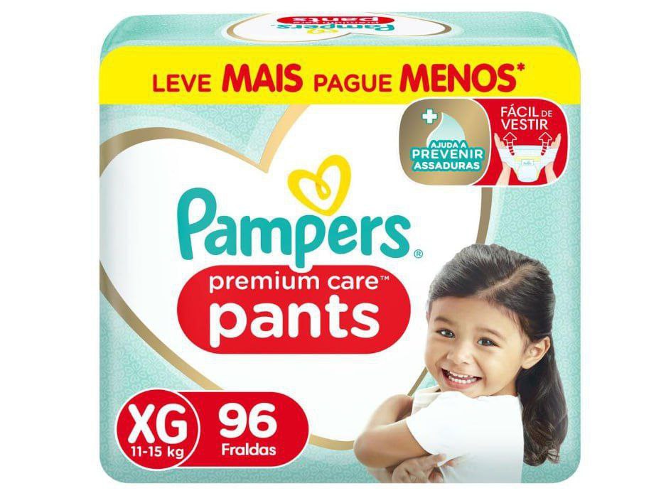 Pampers Fralda Pants Premium Care Xg 96 Unidades Em Promoção No Mamãe