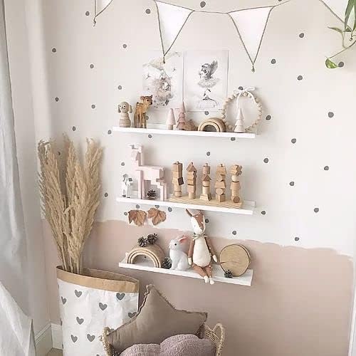 Prateleira Para Quarto de Bebê 3 Peças