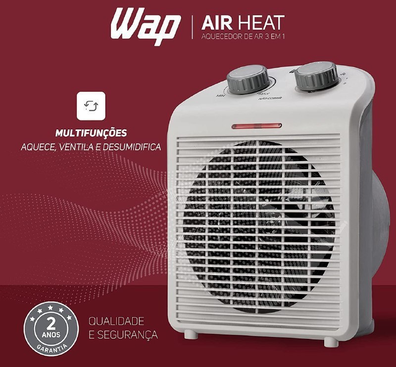 PREÇÃOO, Aquece, Ventila e Desumidifica 💨🔁 sÓ 220V