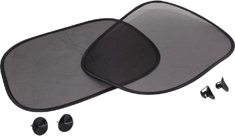 Protetor Solar Para Carro Com Ventosas, Preto BUBA