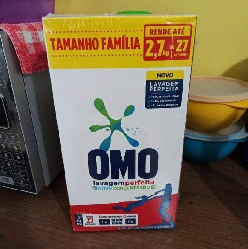 Sabão em Pó Omo Lavagem Perfeita Tamanho Família