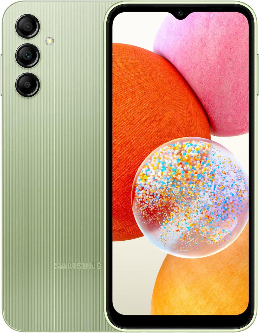 Smartphone Samsung Galaxy A14 64 GB Prata 4G Octa-Core 4GB RAM 6,6" Câm. Tripla + Selfie 13MP Dual Chip