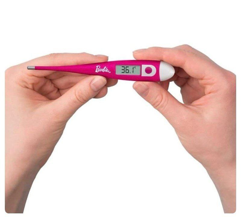 Termômetro Digital Barbie Mattel - Multilaser Saúde - HC202