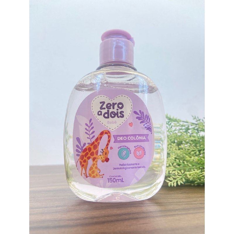 Zero a dois Colônia Infantil Aroma Baby Lavanda Zero A Dois 150Ml
