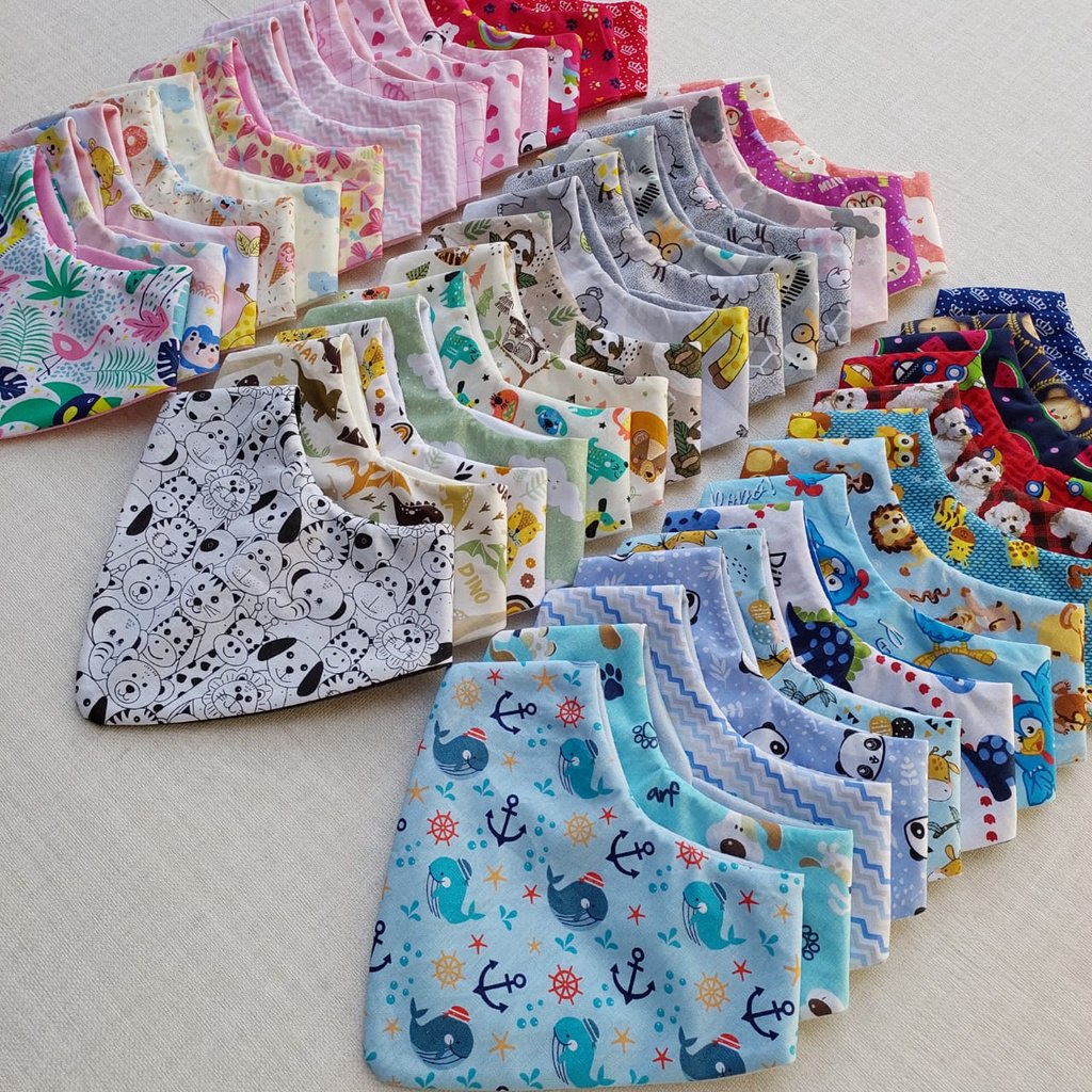 Babador Bandana Impermeável com regulagens