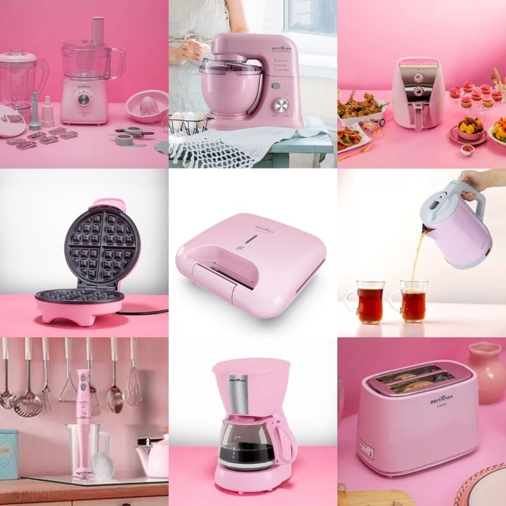 😍 Cozinha estilo Barbie?? Temos 💙 ‼️