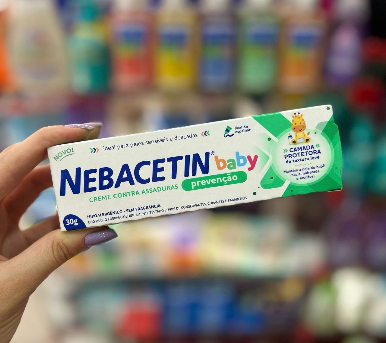 Creme Contra Assaduras Nebacetin Baby 30g