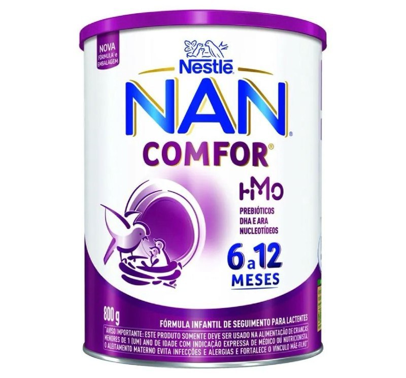 Fórmula Infantil Nan Comfor 2 800g