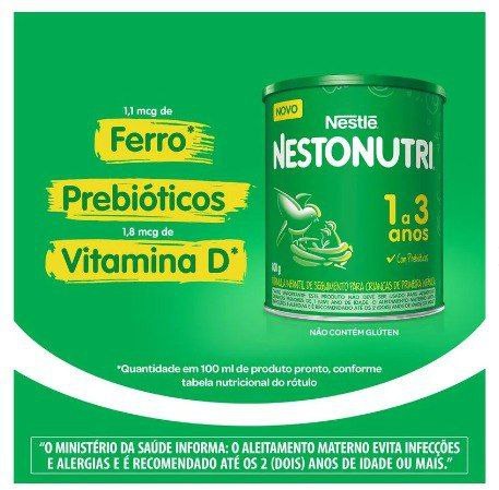 Fórmula Infantil Nestonutri 1+ 800g