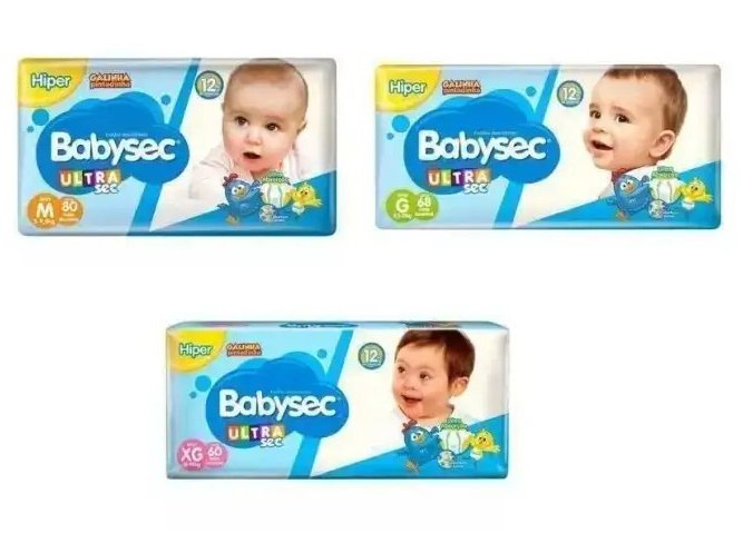 Fralda Babysec UltraSec Galinha Pintadinha