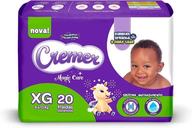 Fralda Cremer Disney XG com 20