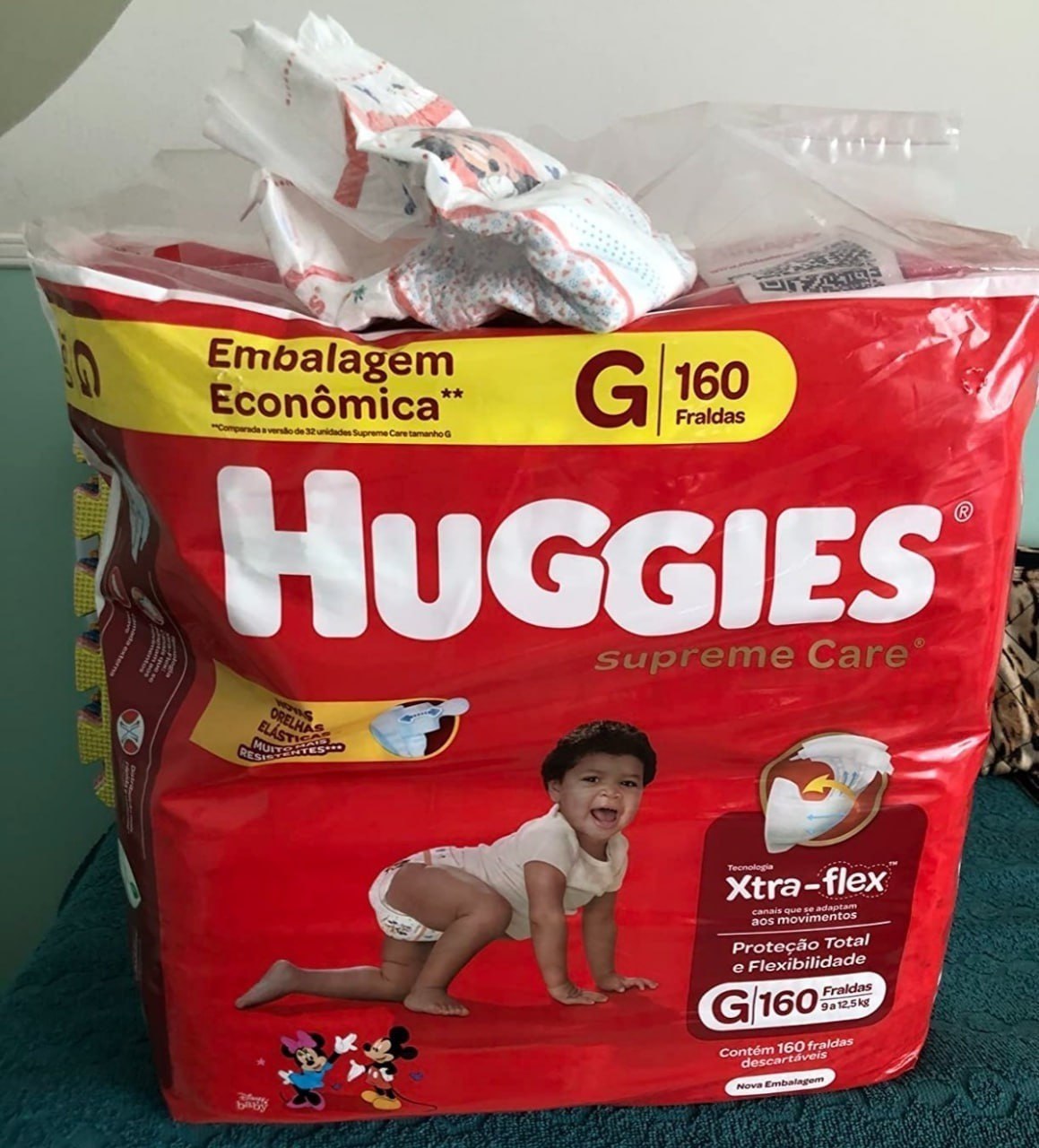 Fralda Huggies Supreme Care G 160 Unidades