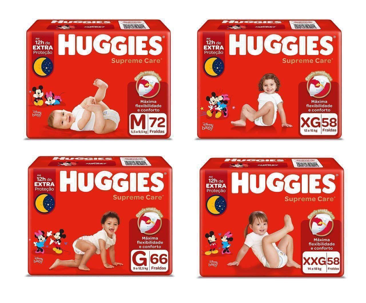 Fralda Huggies Supreme Care