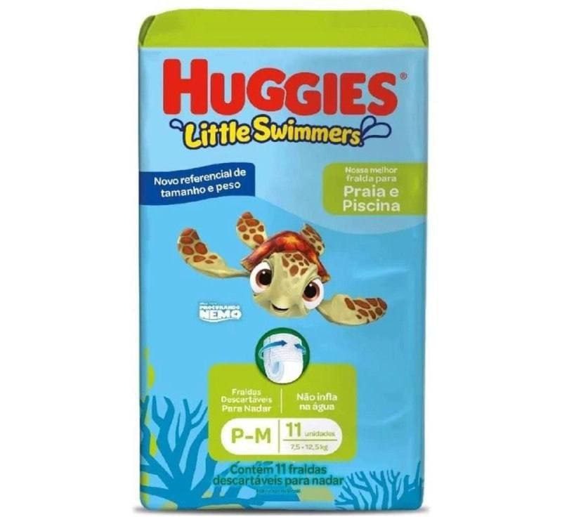 Fralda Infantil Little Swimmers P/M, 11 Unidades, Huggies