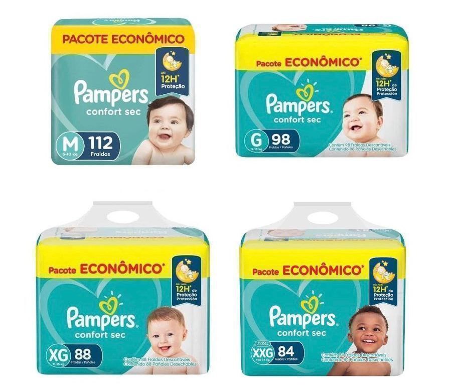 Fralda Pampers Confort Sec