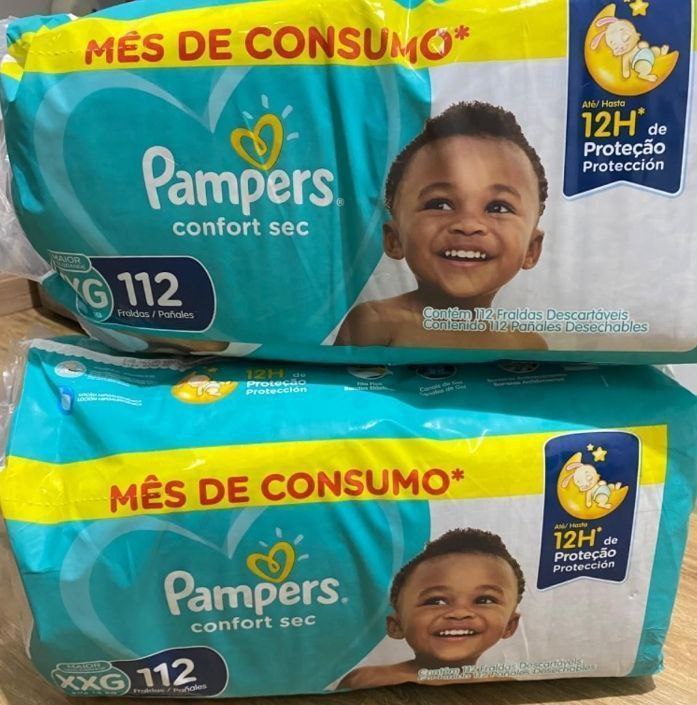 Fralda Pampers Confort Sec XXG 112 Unidades