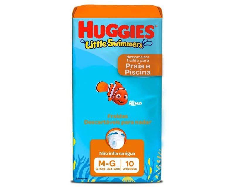 HUGGIES Fralda Infantil Little Swimmers M/G 10 Unidades Huggies