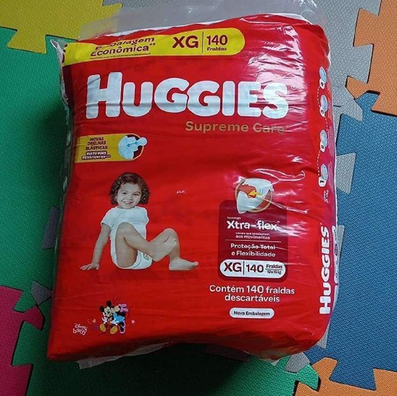 HUGGIES Fralda Supreme Care XG - 140
