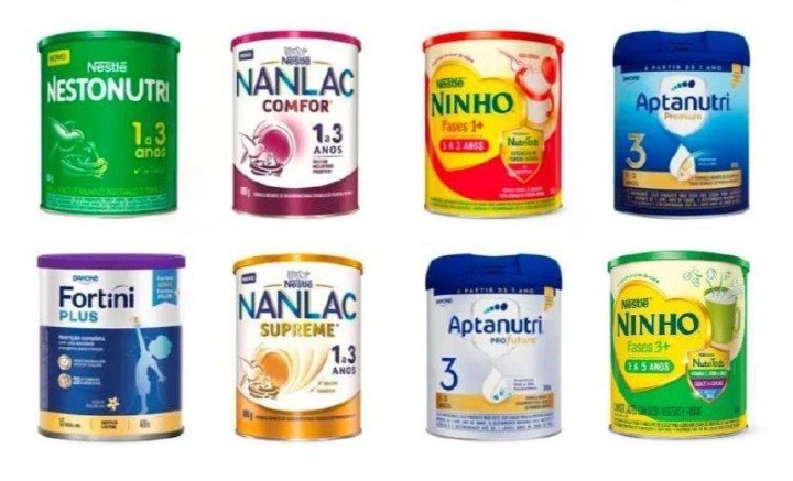 Leites e Fórmulas com cupom de R$20