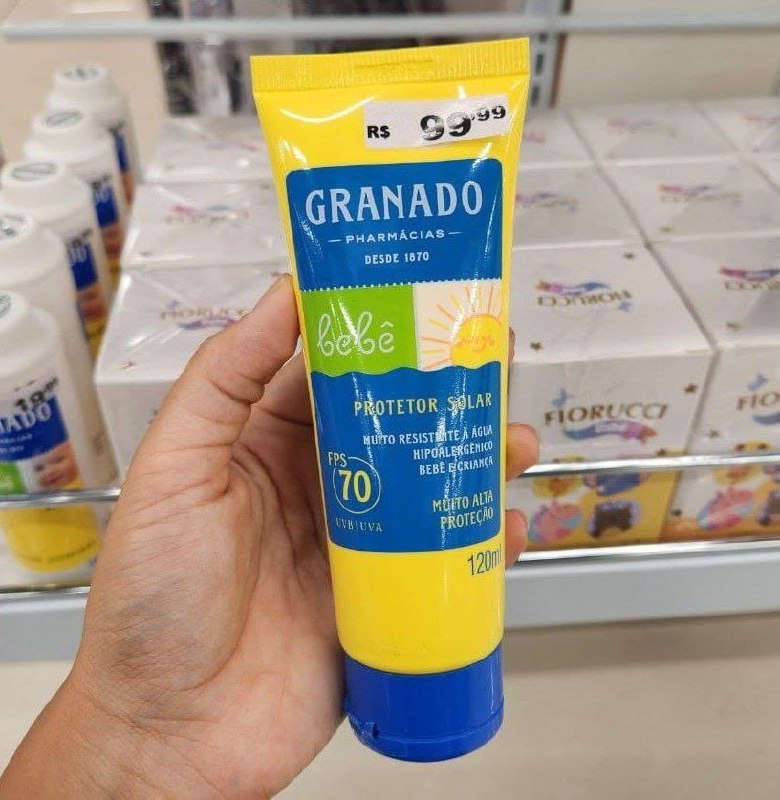 Protetor Solar Granado Bebê FPS70 120ml