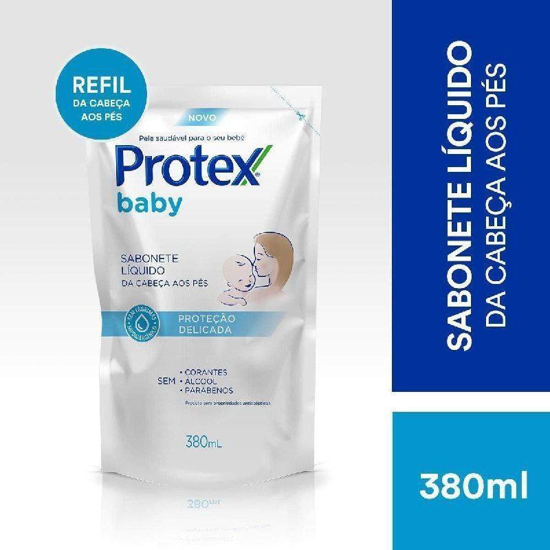 Sabonete líquido para bebê Protex Baby Delicate Care 380ml