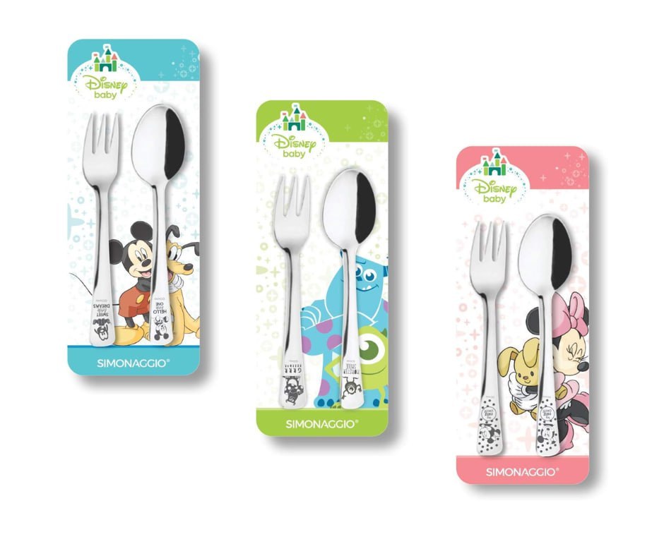 Simonaggio Jogo De Talheres infantil Disney Baby Inox