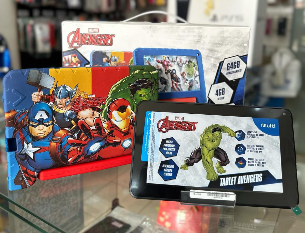 TABLET INFANTIL AVENGERS 🦸‍♀️🦸‍♂️