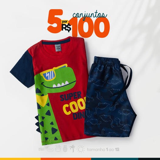 Tem do 1 ao 12 Menina e Menino