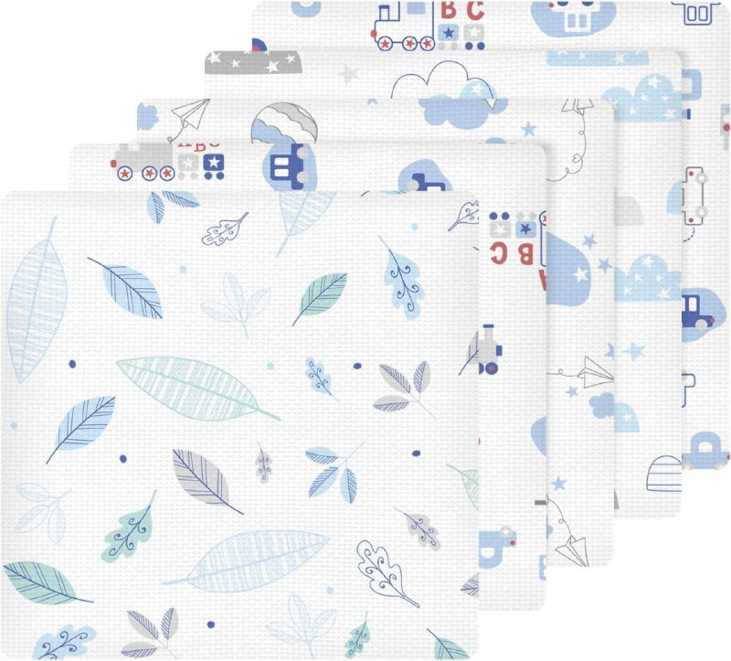 Toalha de Fralda Papi Estampada 1, 0M X 70cm 03 Un, Papi Textil