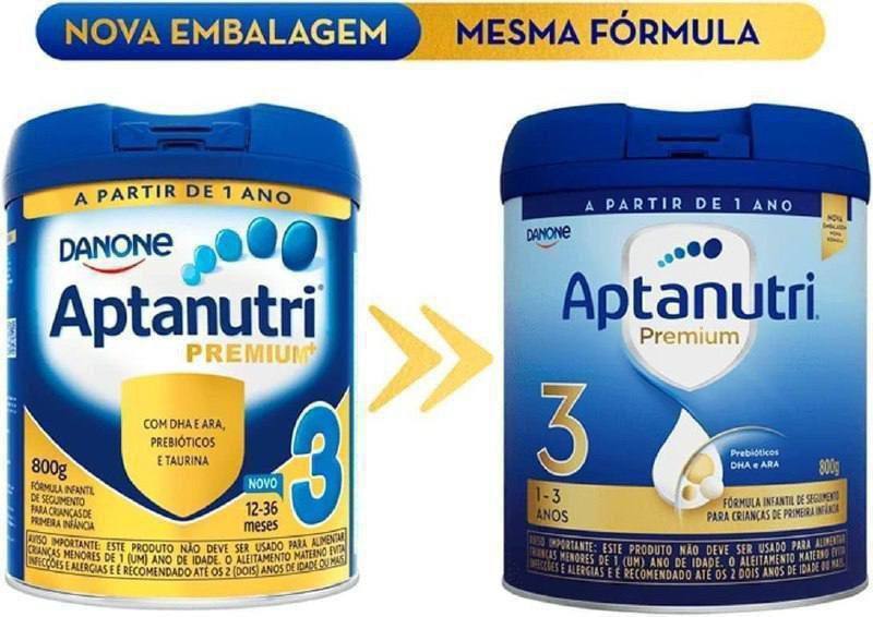 Aptanutri Premium 3, 1-3 anos, Fórmula de Seguimento, 800g