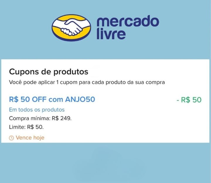 Atenção! O cupom ANJO50 voltou!!