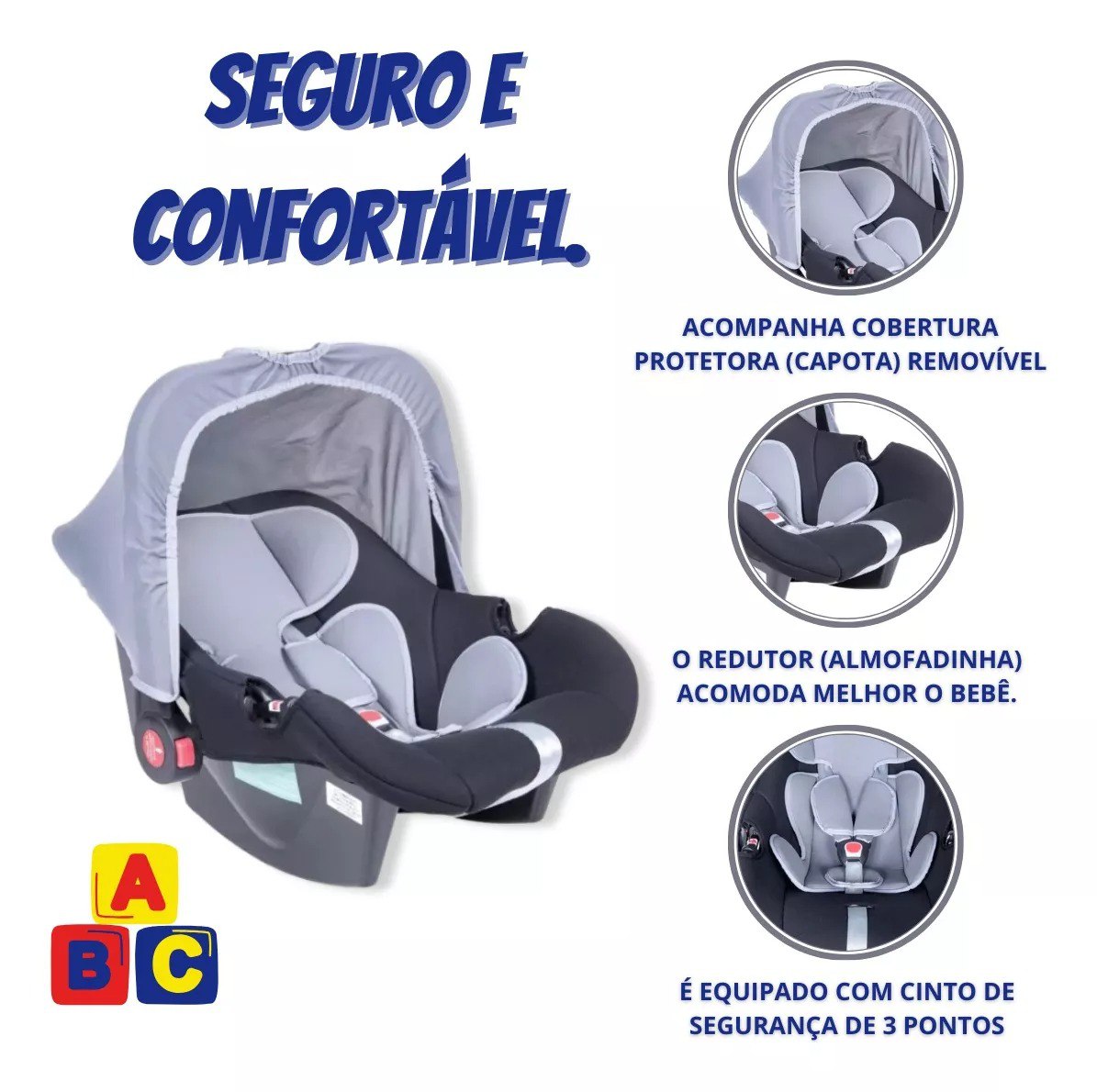 Bebê Conforto Infantil Still Baby (Disponível em 2 Cores)