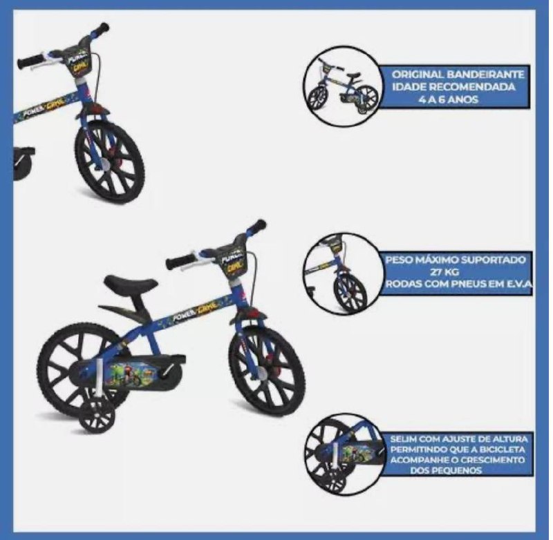 Bicicleta Aro 14 Power Game
