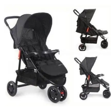 Carrinho de Bebê Toffy, Cosco, Preto
