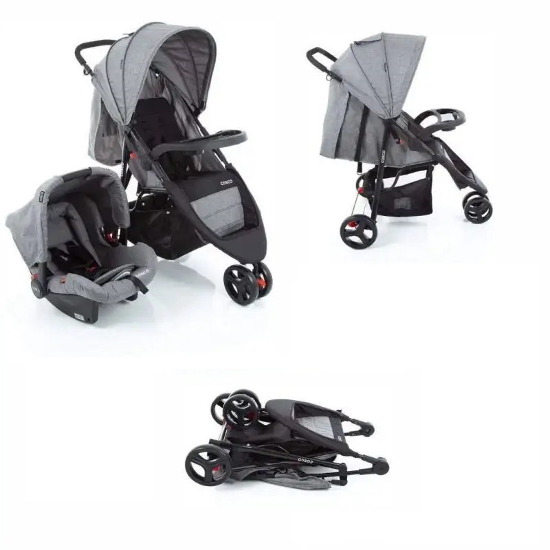 Carrinho Travel System + Bebê Conforto Jetty Duo Cosco