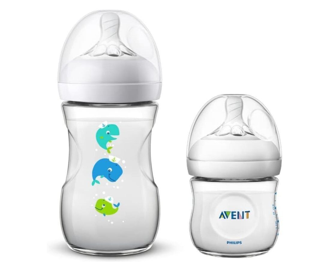 Duplo pack Mamadeiras Pétala 125ml + 260ml .