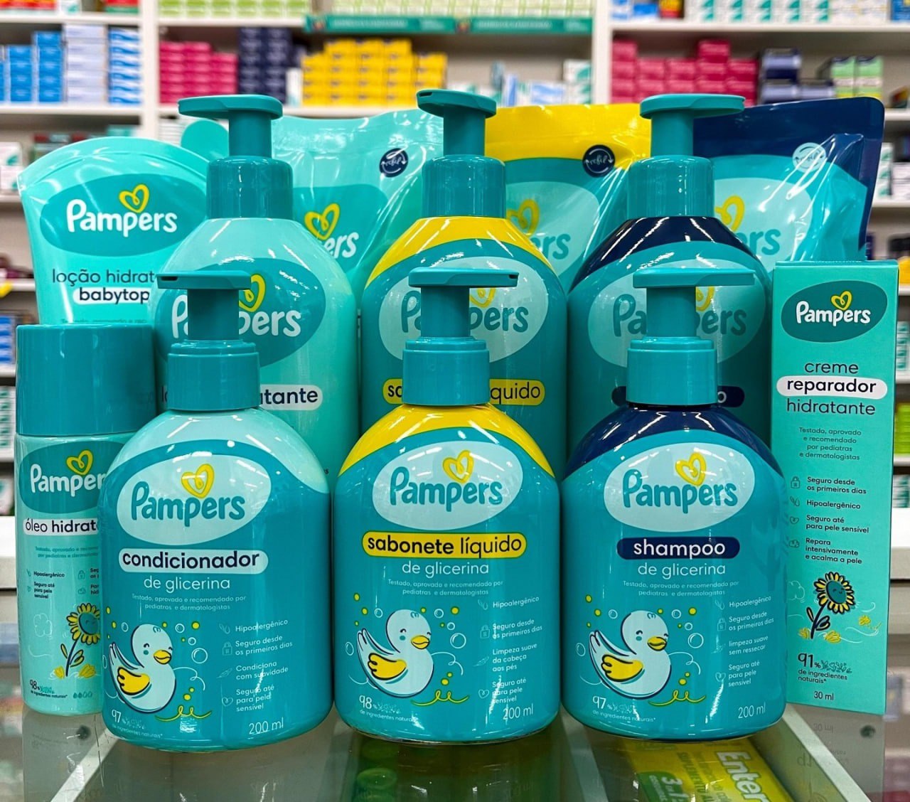 Essa é a NOVA linha da Pampers 😍 o cheirinho de bebê é incrivel 🫶🏻