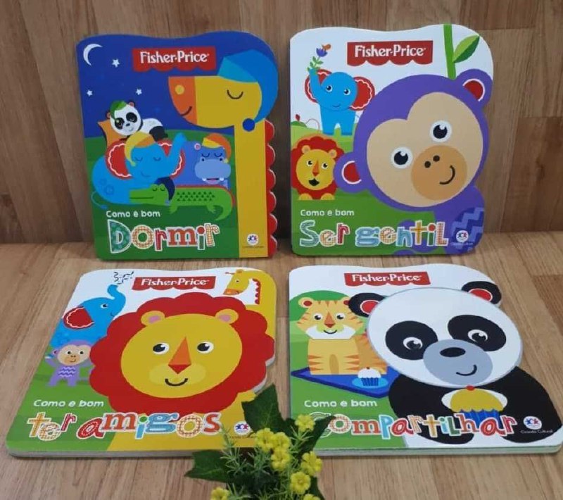 Fisher-Price - Kit Coleção Como é Bom - Capa dura