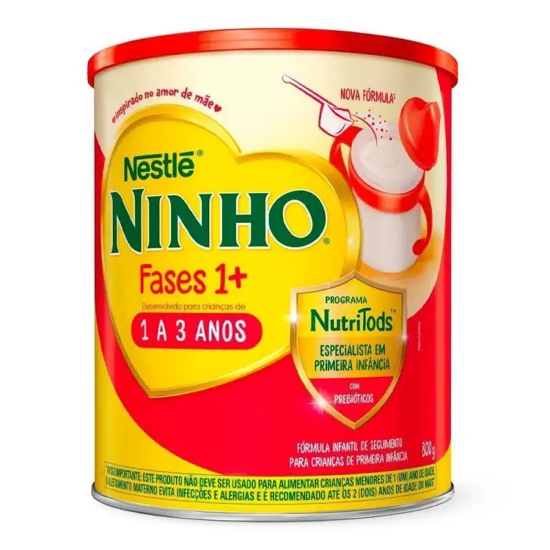 Fórmula Infantil Nestlé Ninho Fases 1+ 800g Lata