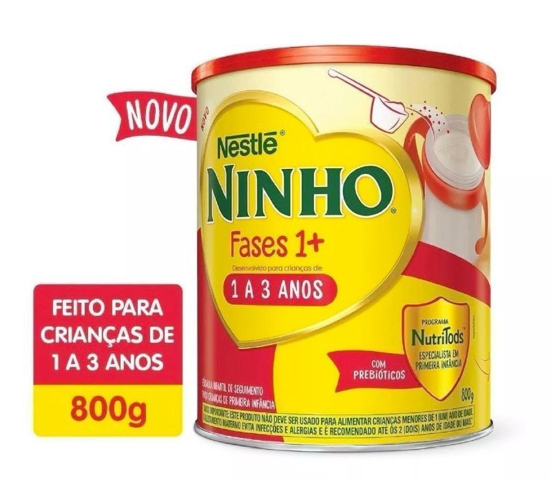 Fórmula Infantil Nestlé Ninho Fases 1+ com 800g