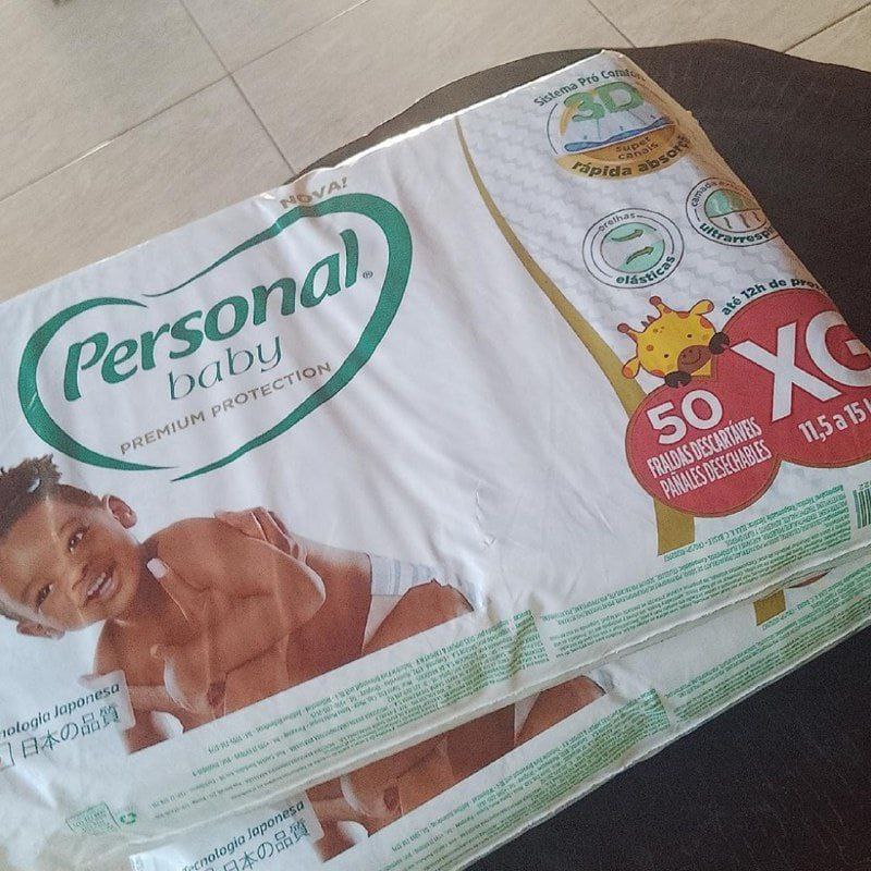 Fralda Baby Premium Protection Extra Grande, 50 Pads, Personal