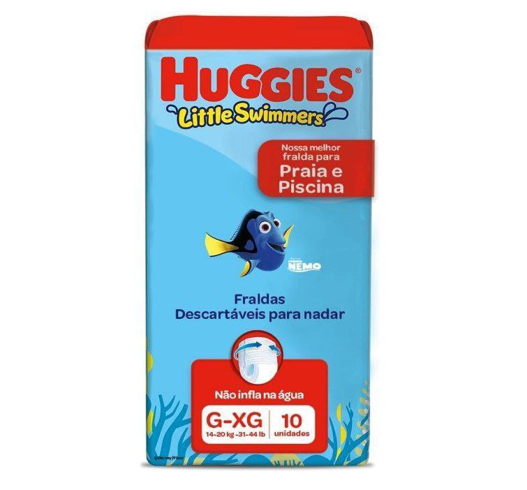 Fralda Huggies Little Swimmers G/XG - 10 Fraldas