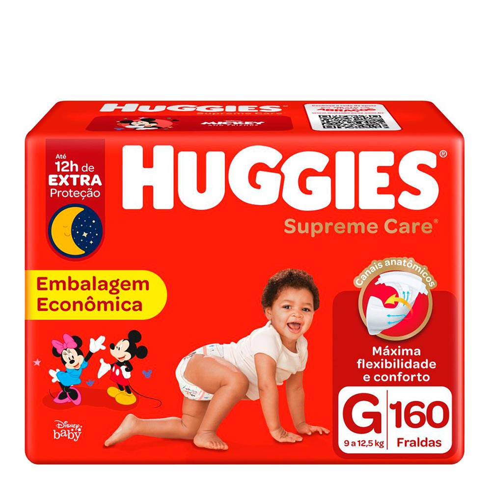 Fralda Huggies Supreme Care