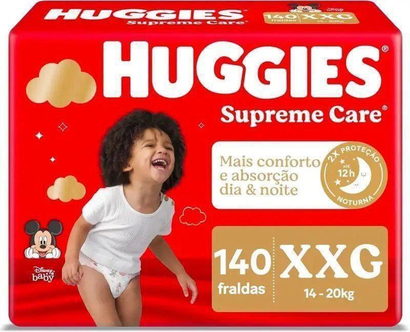 Fralda Huggies Supreme Care XXG com 140