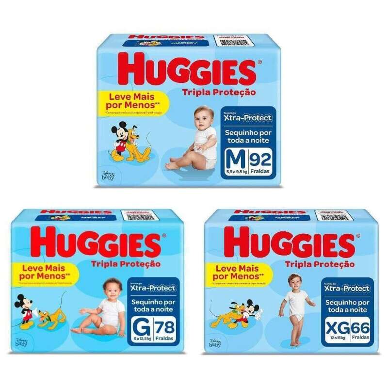 Fralda Huggies Tripla Proteção