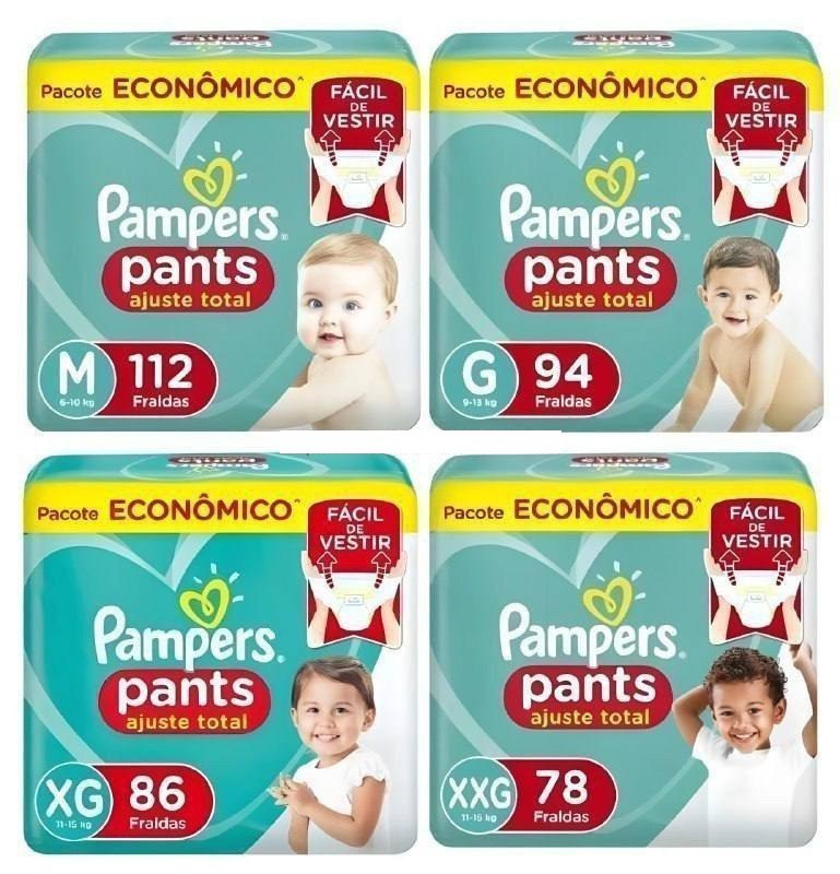 Fralda Pampers Pants Ajuste Total