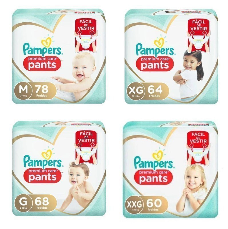 Fralda Pampers Premium Care Pants