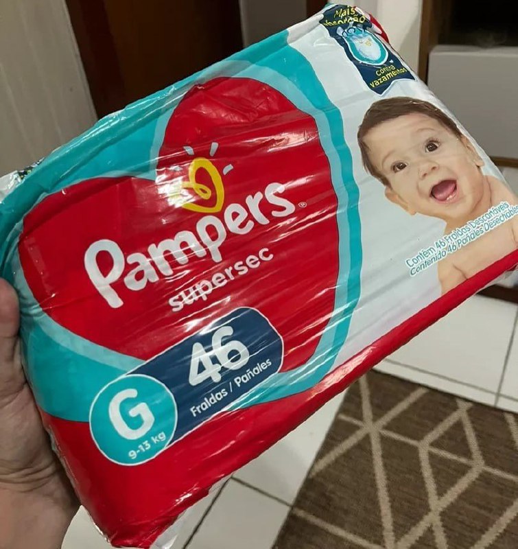 Fralda Pampers Supersec G 46 Unidades