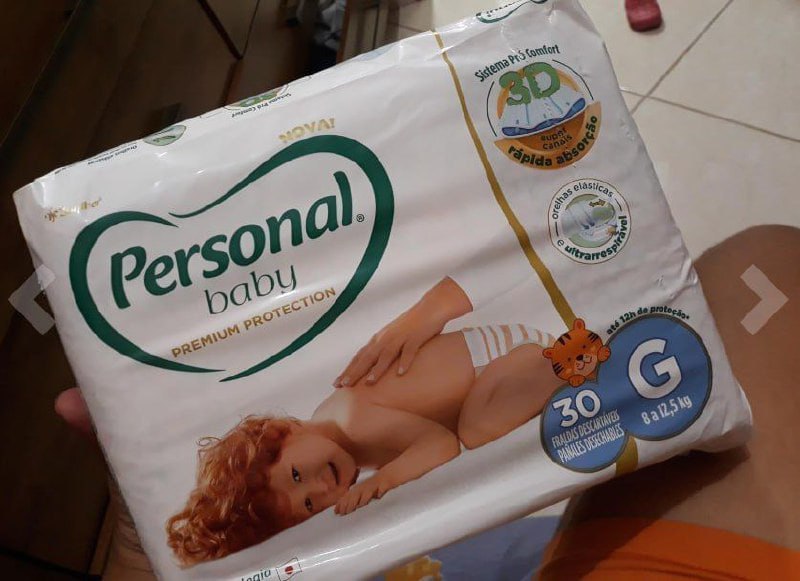Fralda Personal Baby Premium Protection G 30 unidades