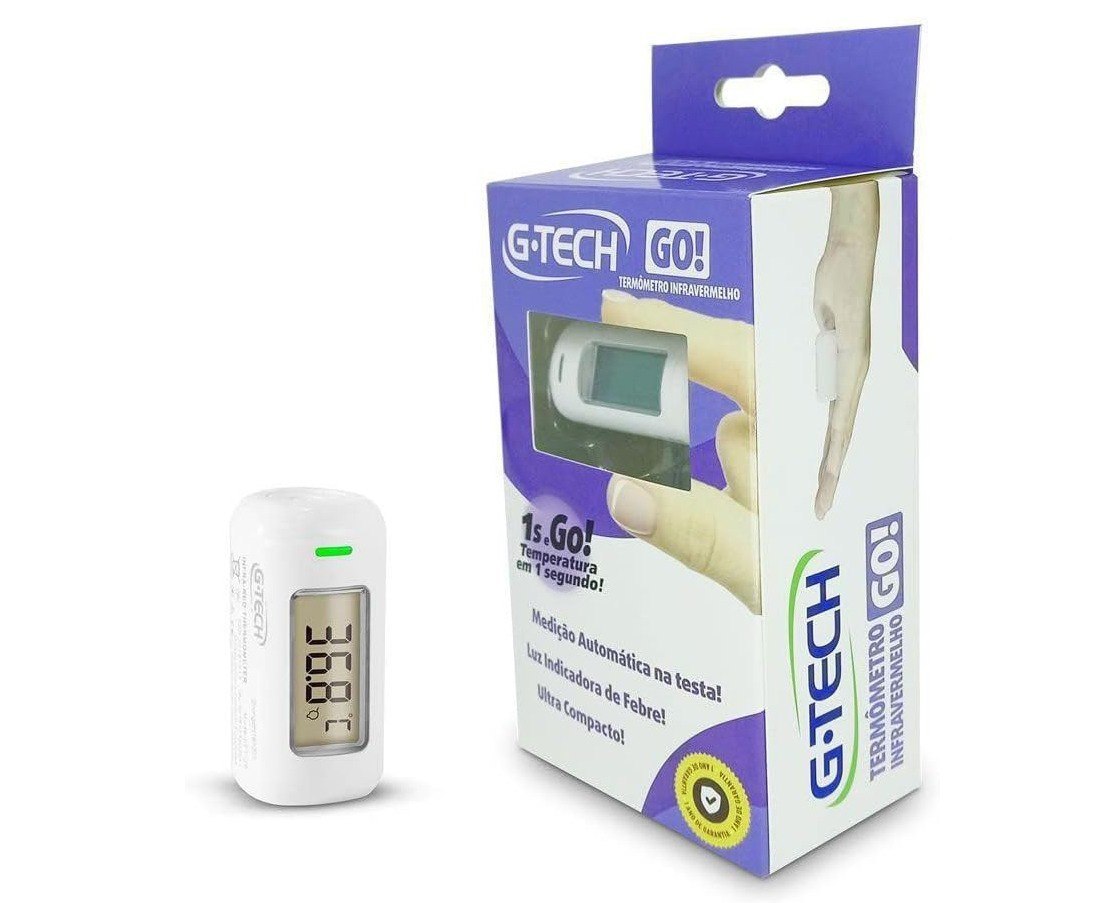 G-Tech Termômetro Infravermelho Ultracompacto De Testa Go